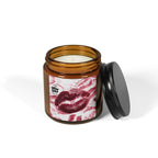 Amber Jar Soy Candle — Rose Kiss Scented Candle (Multi-Size)