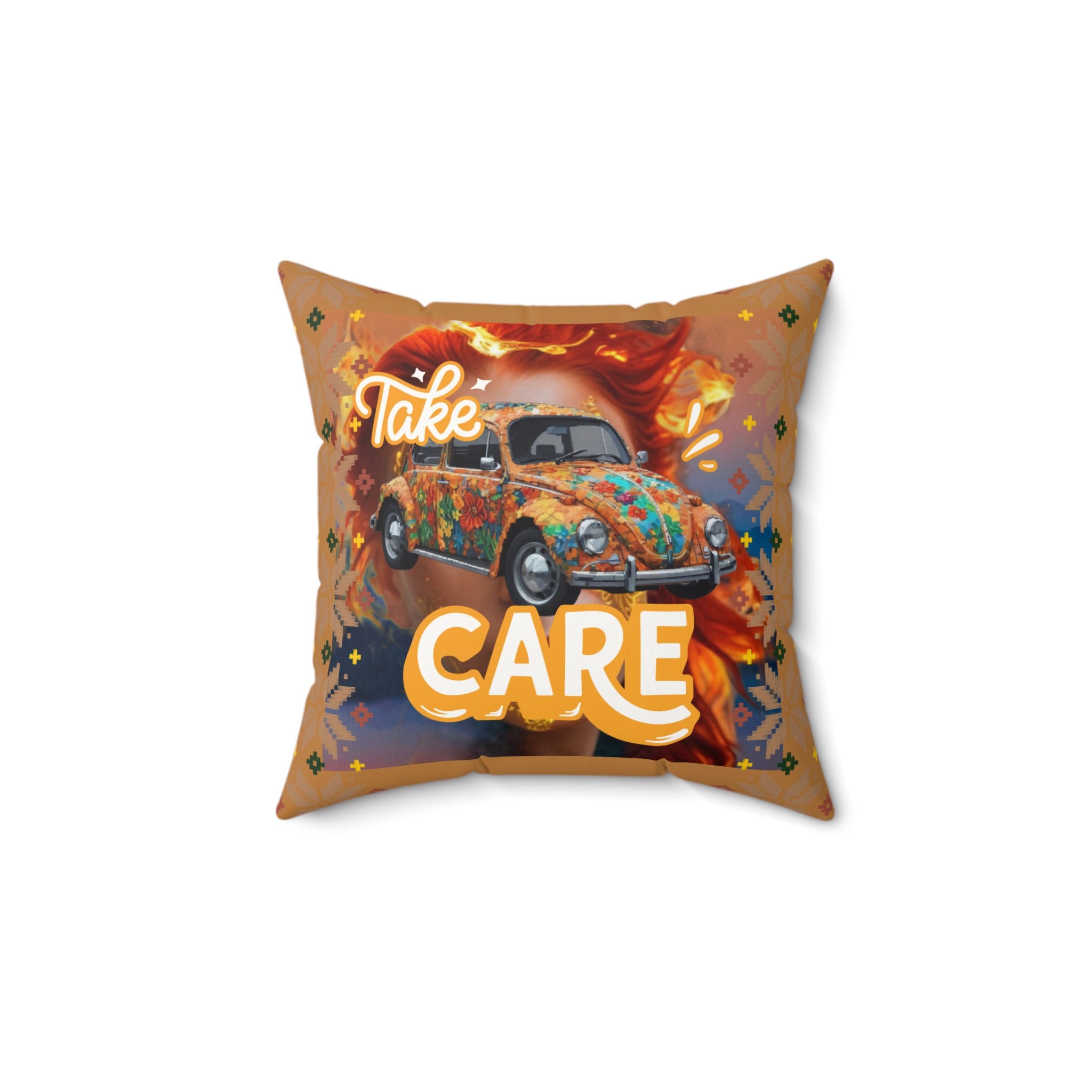 Faux Suede Square Pillow