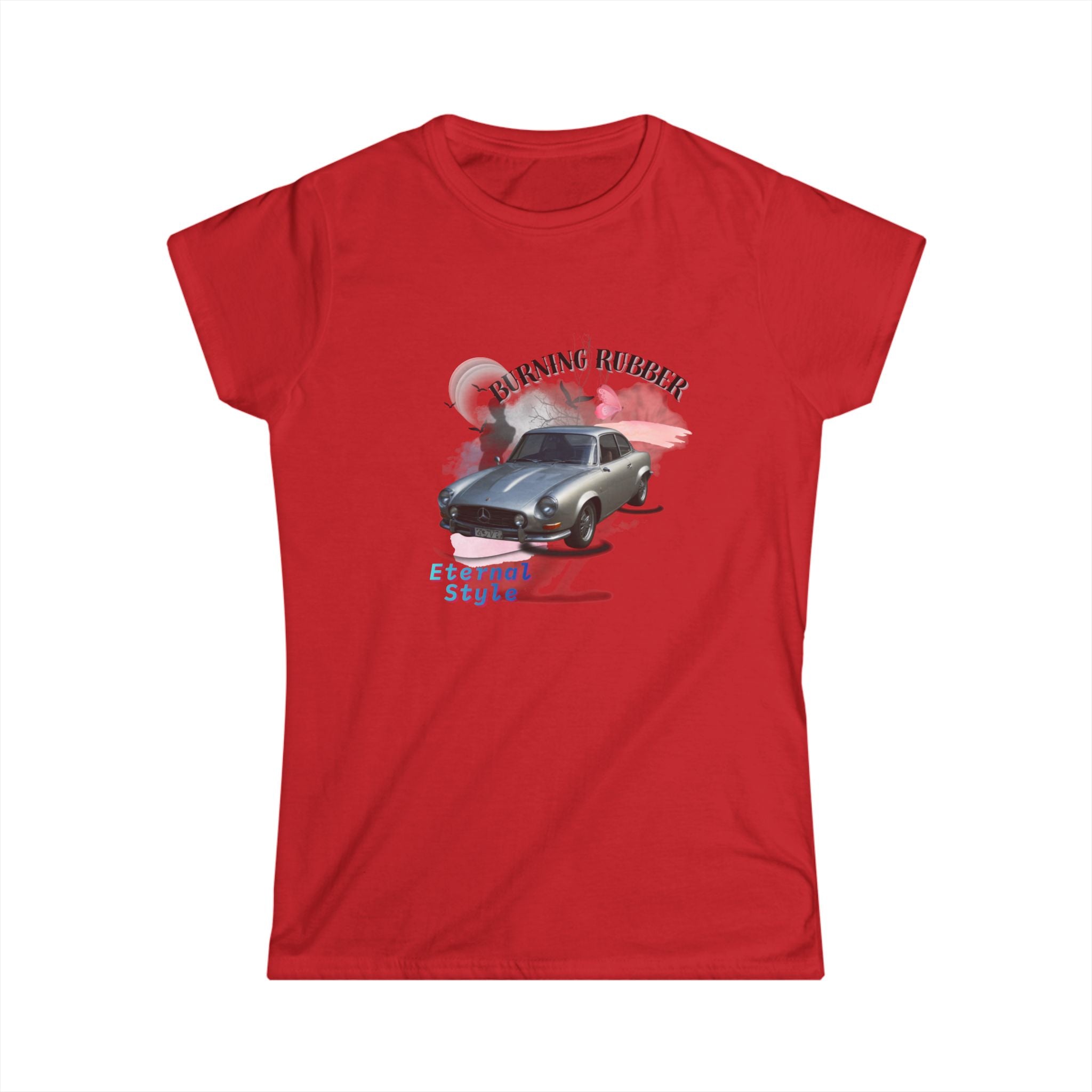 Retro Night Drive Tee — Classic Car Moonlight Design (Feeling Forever)