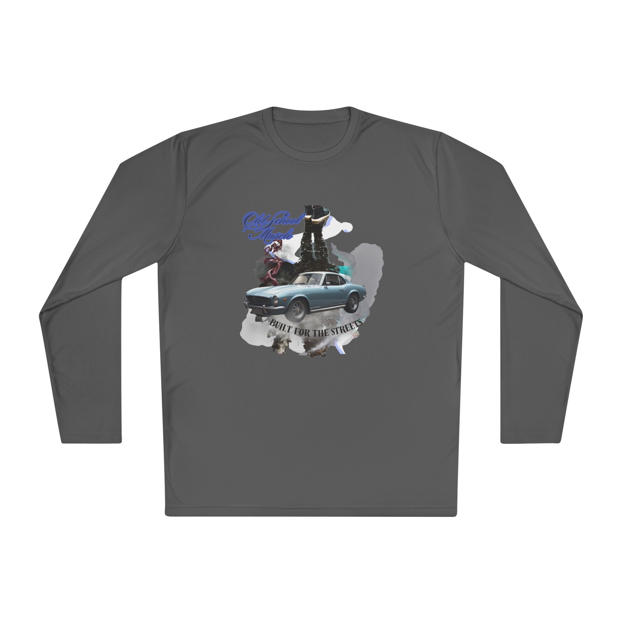 Vintage Muscle Car Long Sleeve Tee — "Drive Like You Stole It" Graphic