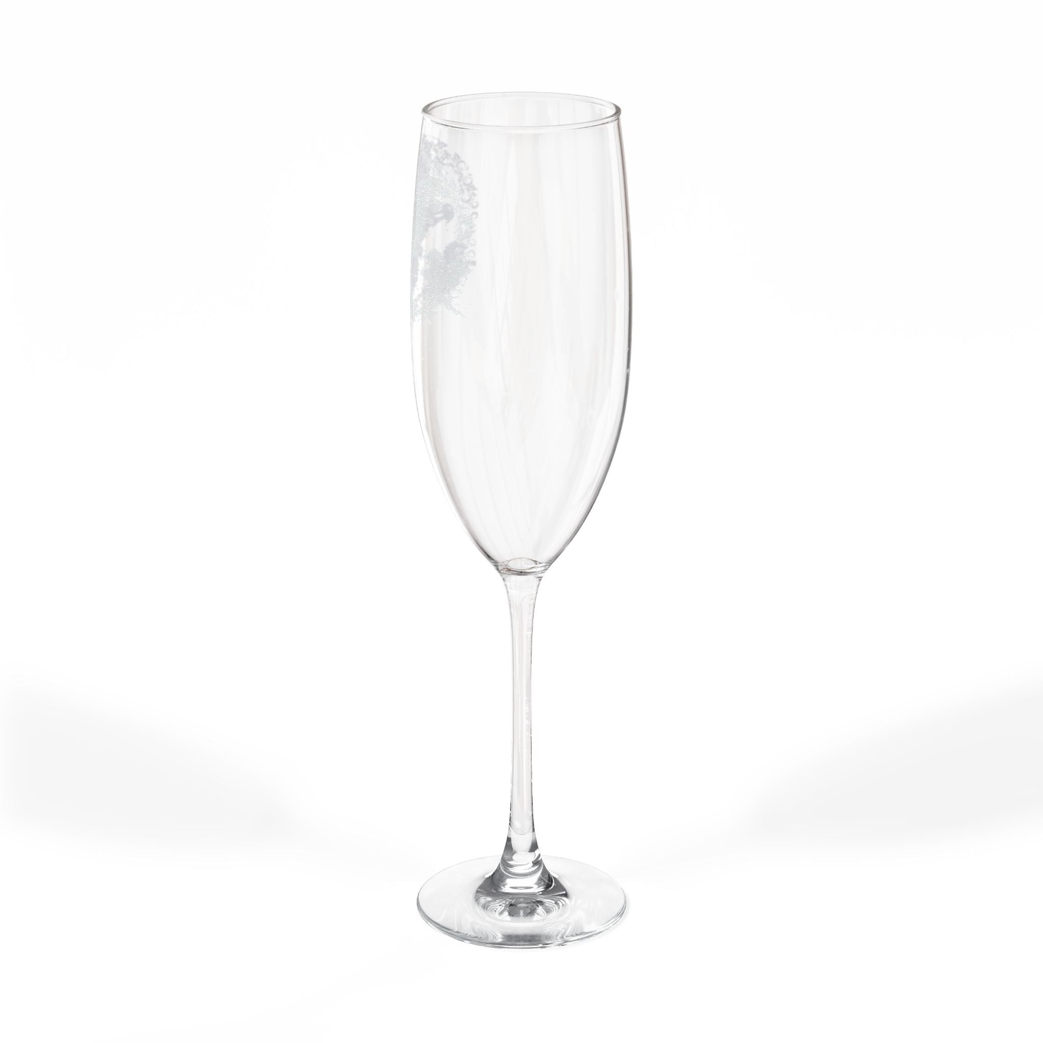 Bird Engraved Champagne Glass | 8oz Luxury Flute