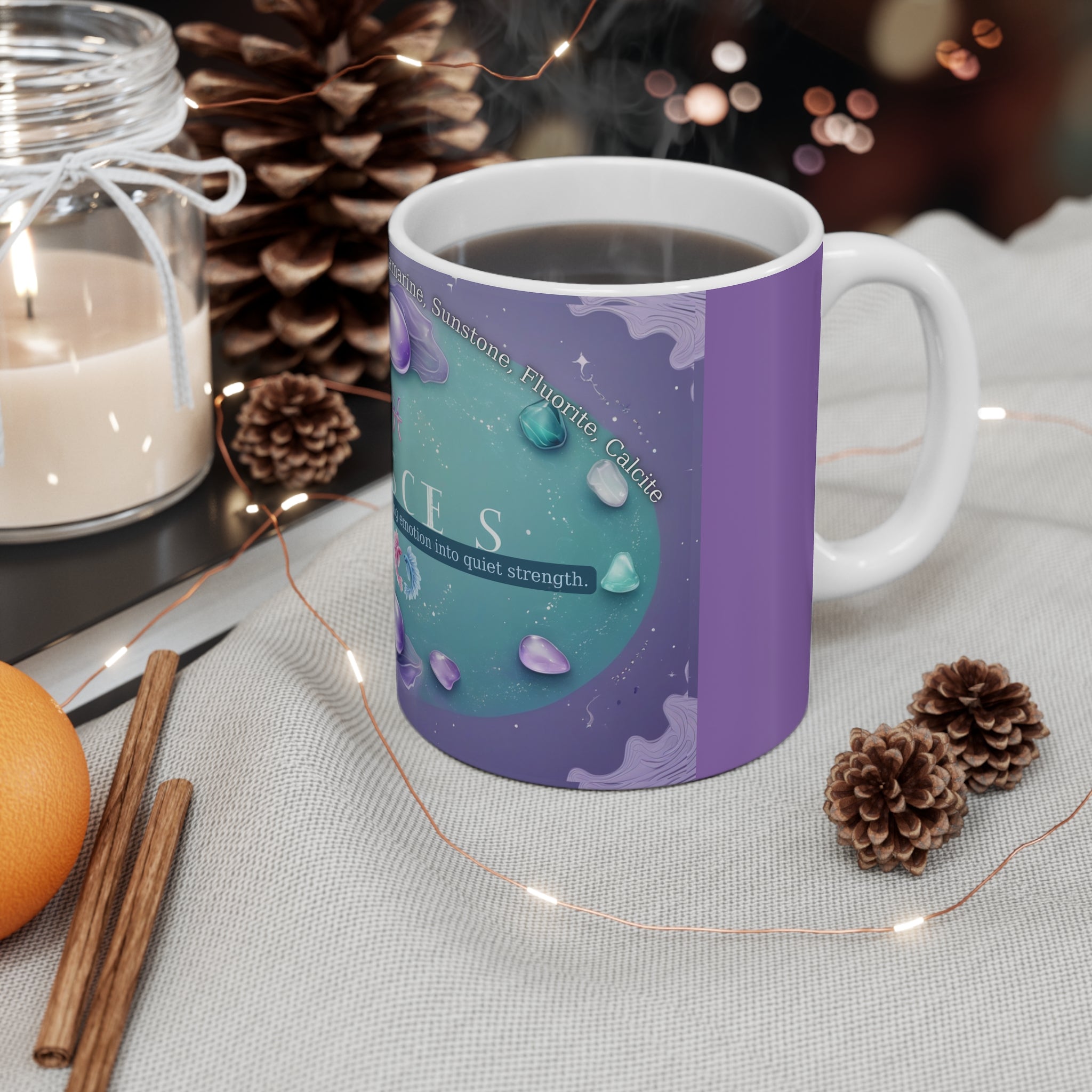 Pisces Zodiac Mug — Astrological Coffee Cup