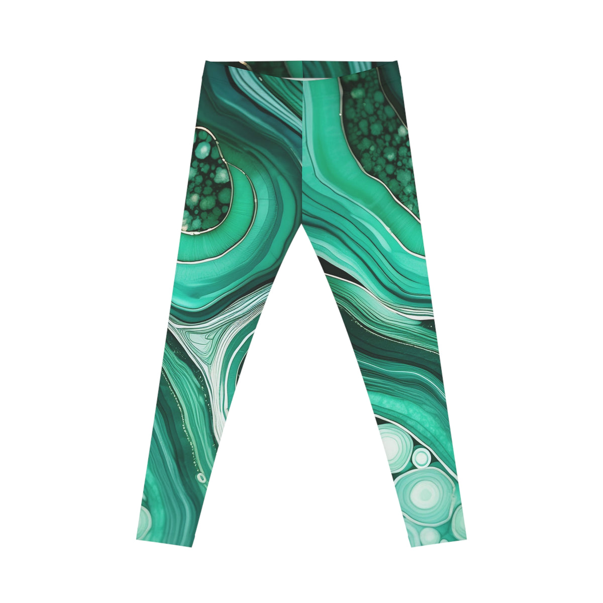 Marble Gemstone Pattern Yoga & Casual Leggings