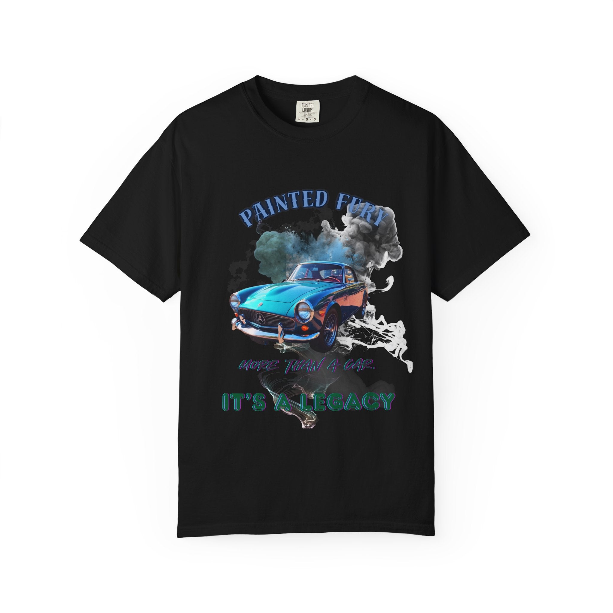 Classic Car T-Shirt — "Painted Funk: It's a Legacy" Vintage Sports Car Graphic Tee