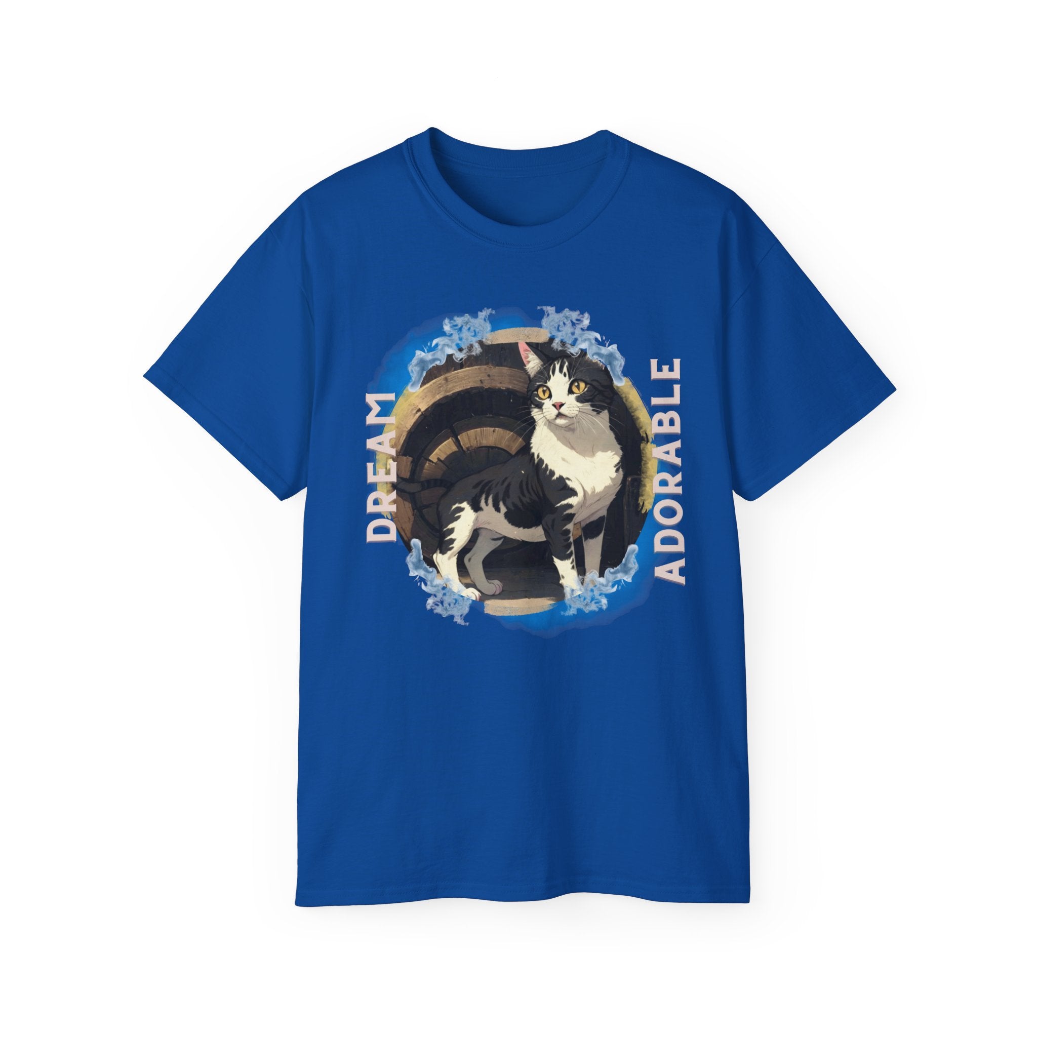 Cat Mom Graphic Tee — 'Dapper & Adorable' Black-and-White Cat Shirt