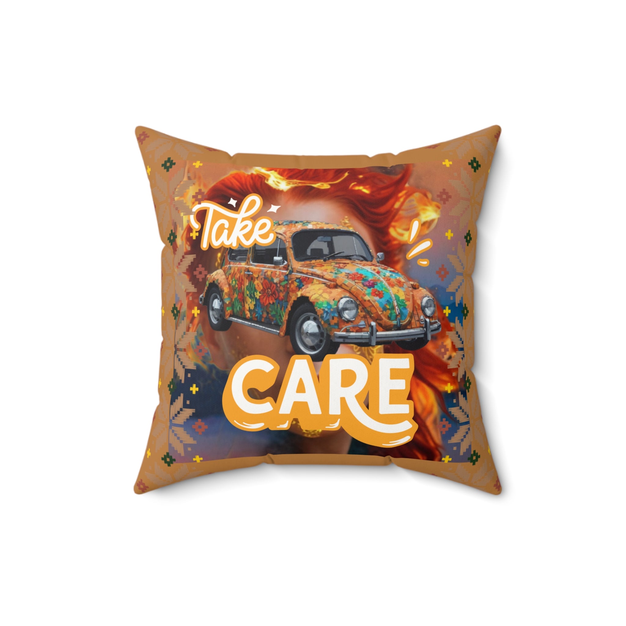 Faux Suede Square Pillow