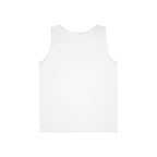 Artistic Wave Tank Top — "We’re All the Same" Collage Graphic