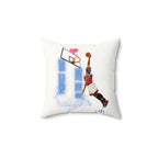 Basketball Dunk Faux Suede Pillow
