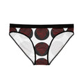 Women's Bikini Underwear — Black Polka Dot 'Love' Print