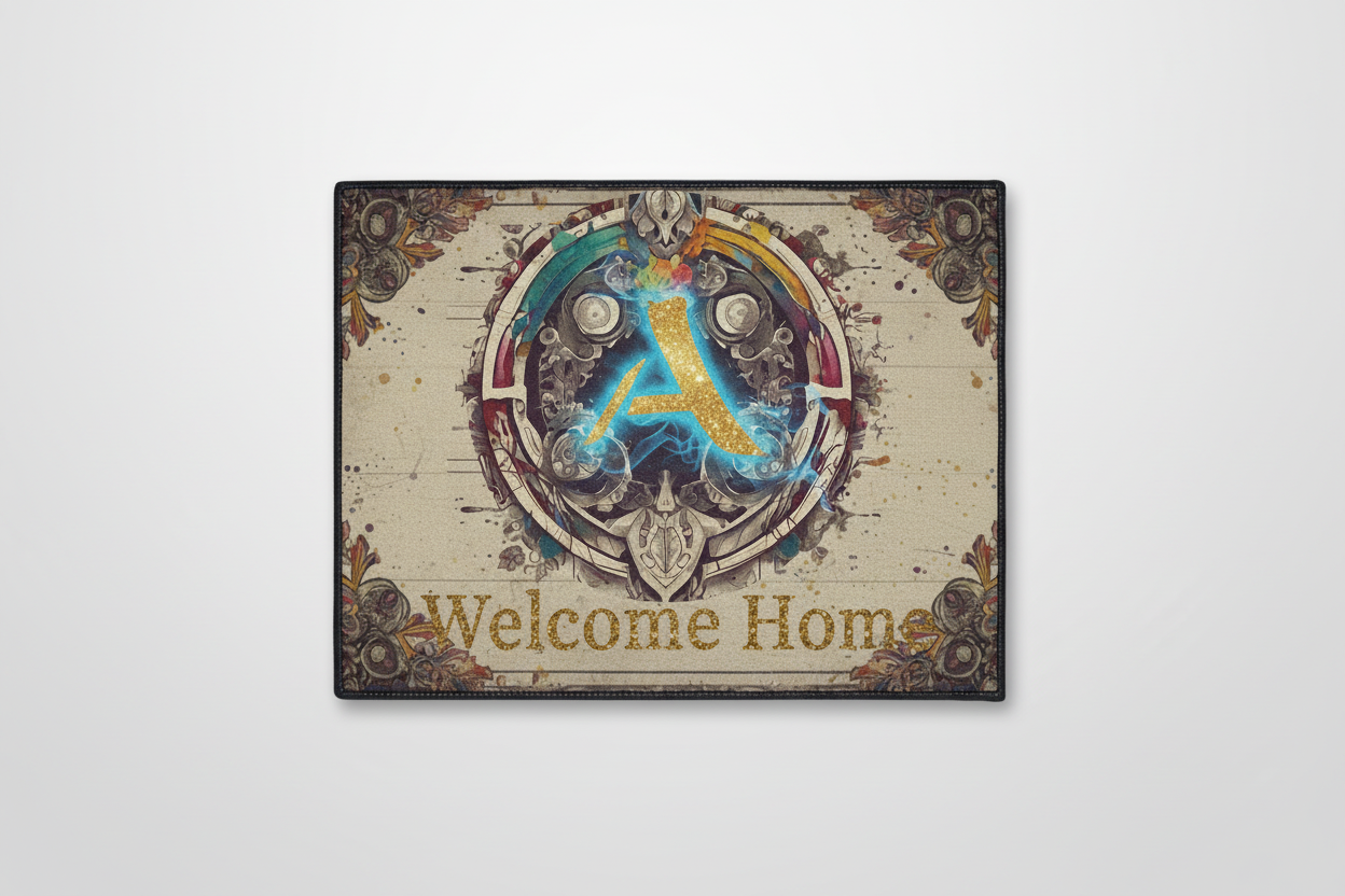 Make a lasting first impression with this luxury heavy-duty doormat. 'Welcome Home' greeting, robust construction for all weather, and non-slip backing.