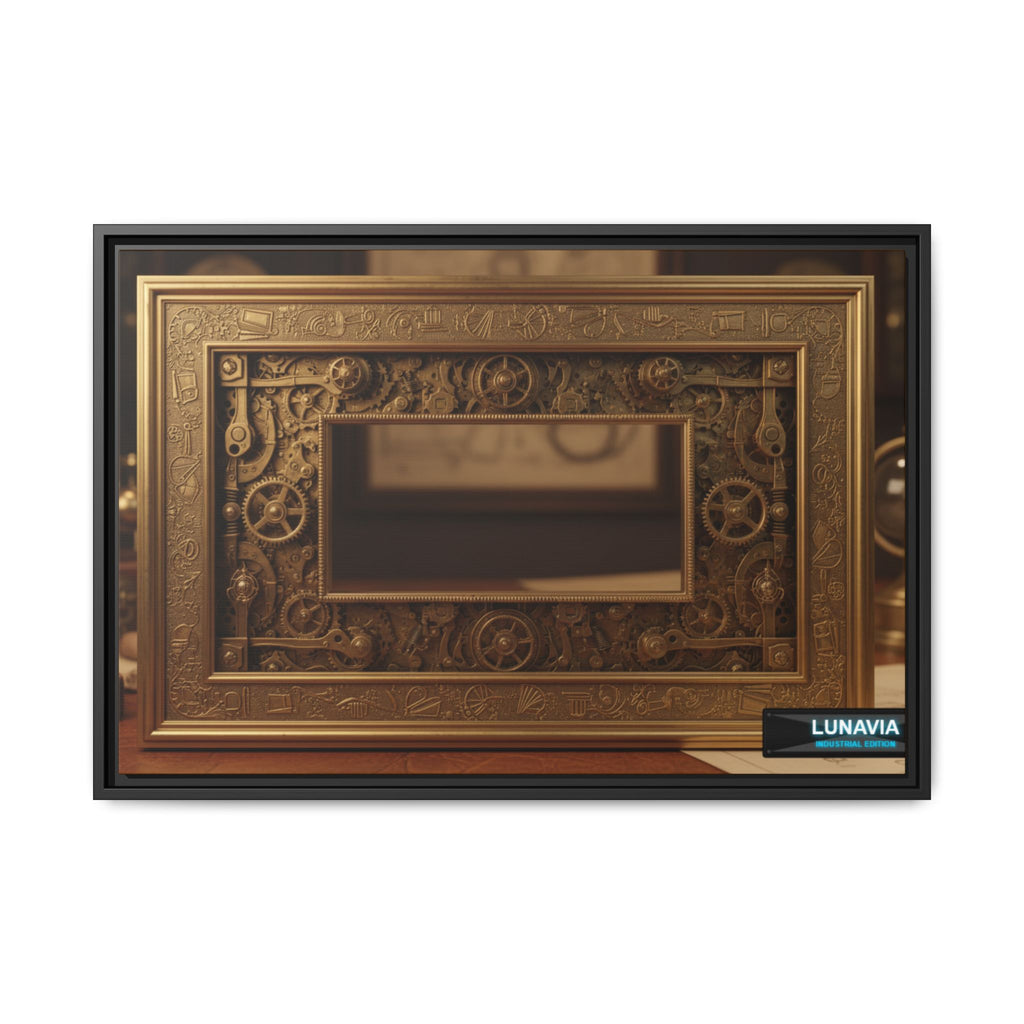 Baroque Steampunk Framed Canvas