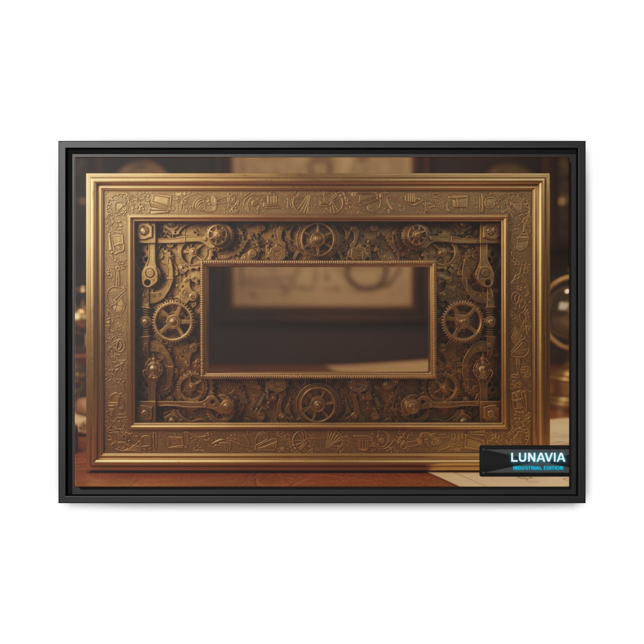 Baroque Steampunk Framed Canvas