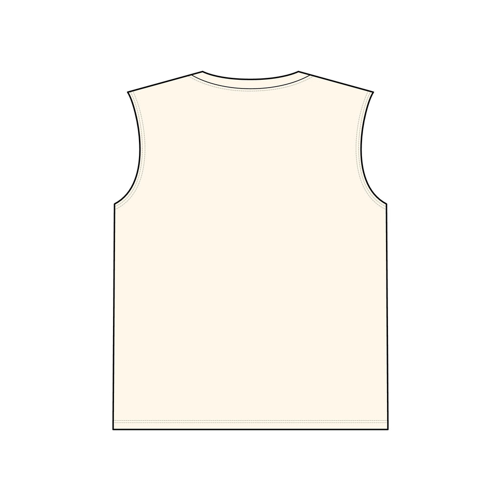 Autumn Light Muscle Tank — Vintage Lady Fall Graphic Tank Top