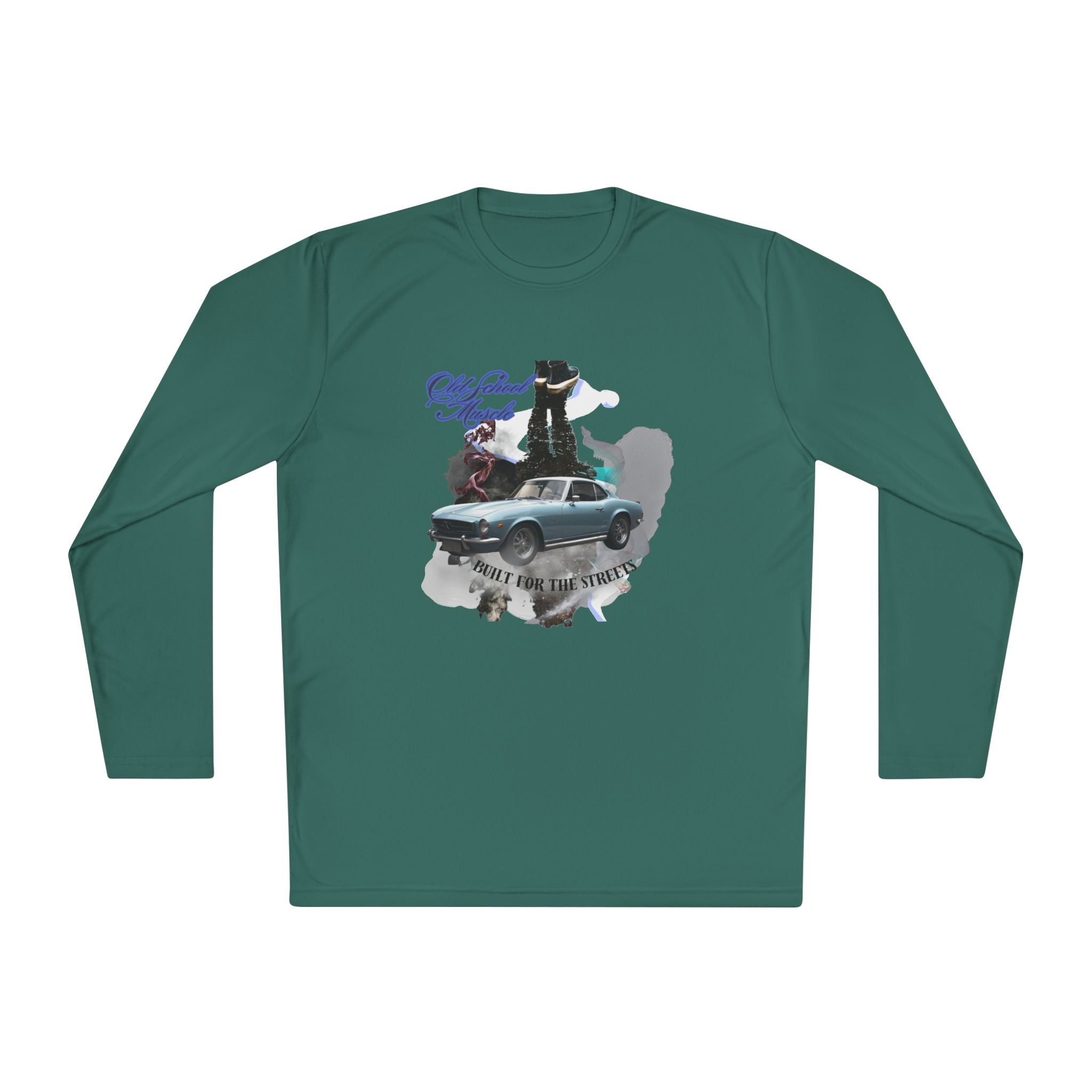 Vintage Muscle Car Long Sleeve Tee — "Drive Like You Stole It" Graphic