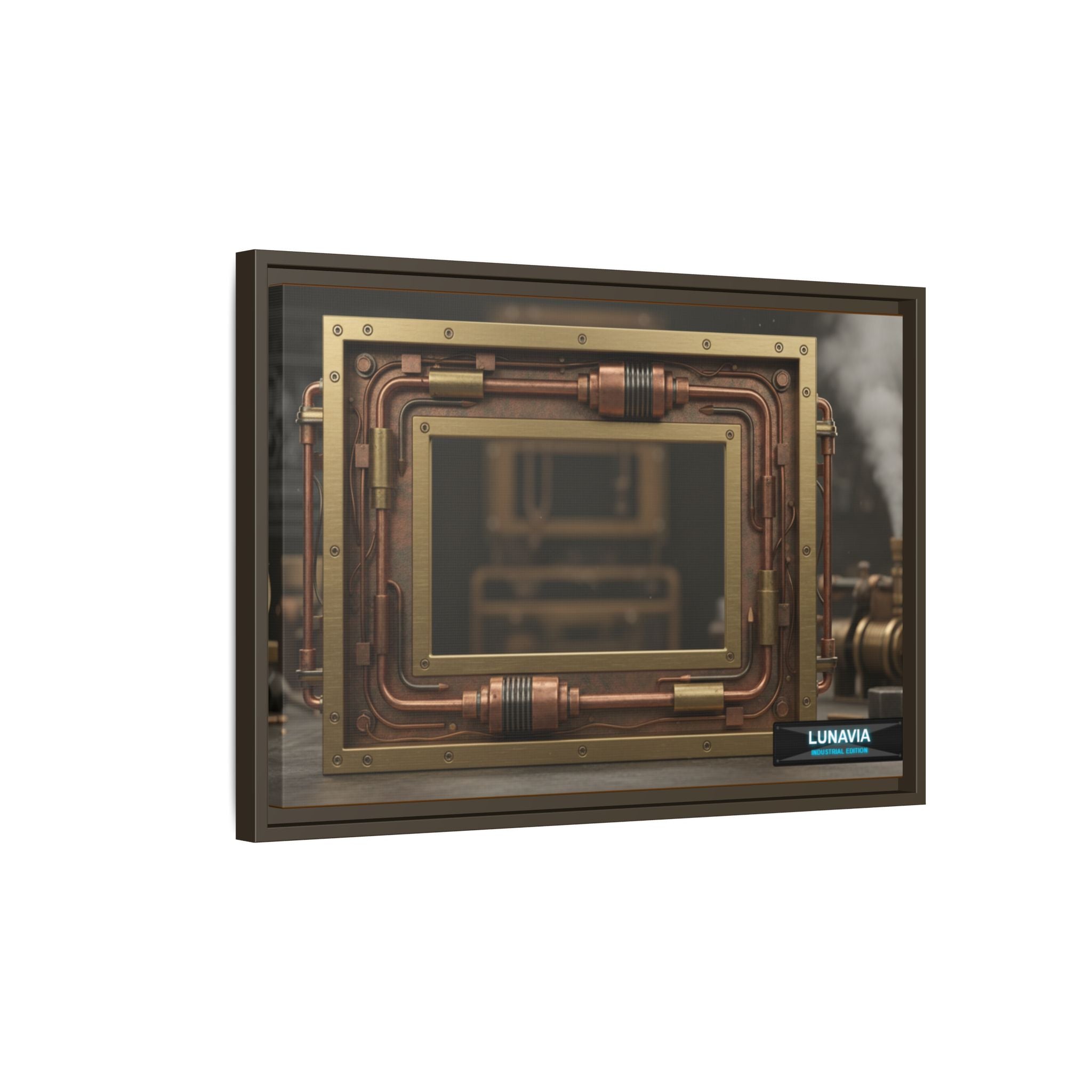 “A Glimpse Into the Age of Steam | LUNAVIA” (Framed)
