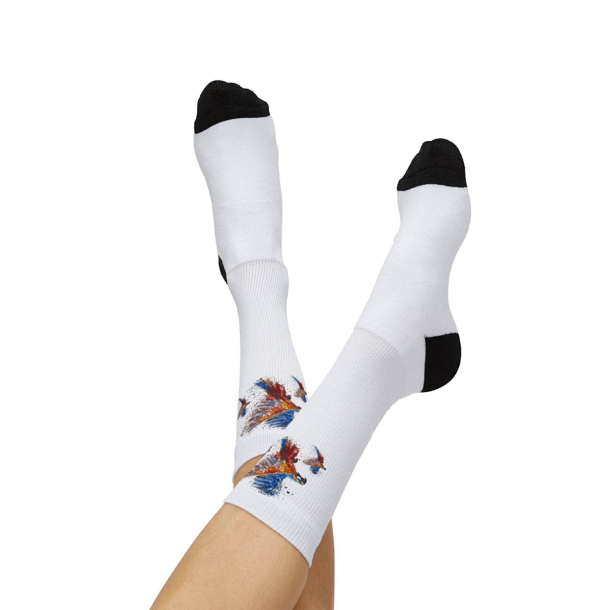 Koi Fish Sublimation Crew Socks – Colorful Japanese Carp Design