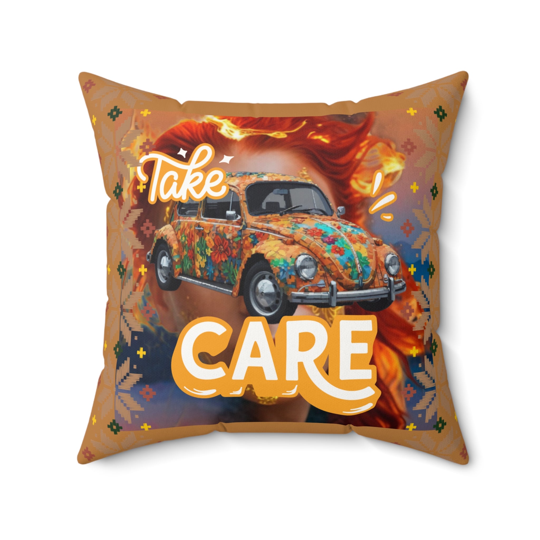 Faux Suede Square Pillow