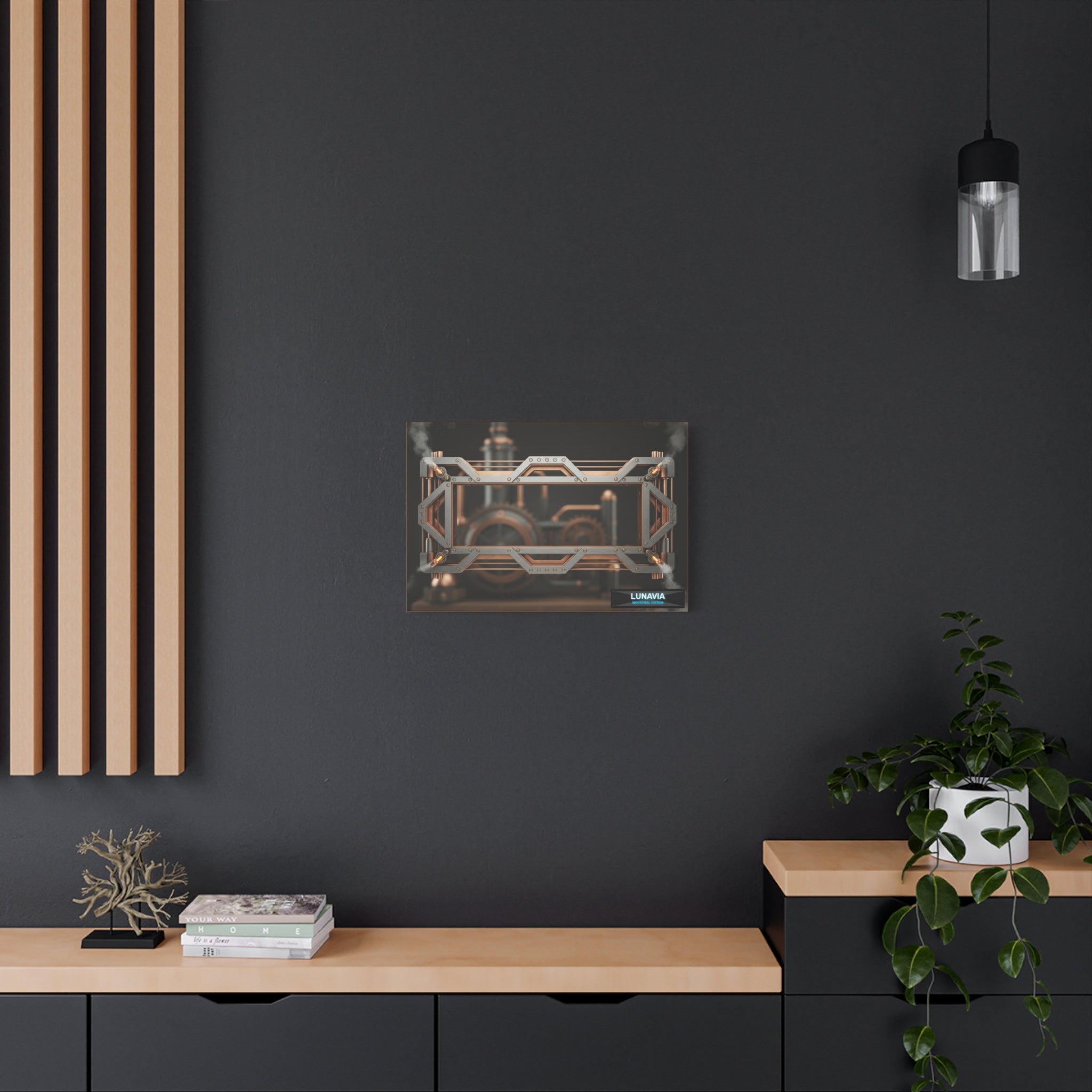 Steampunk Gearframe Canvas