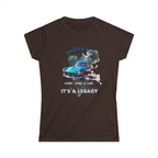 Classic Car Tee — "Painted Finish, It's A Legacy" Women's Vintage Automotive T-Shirt
