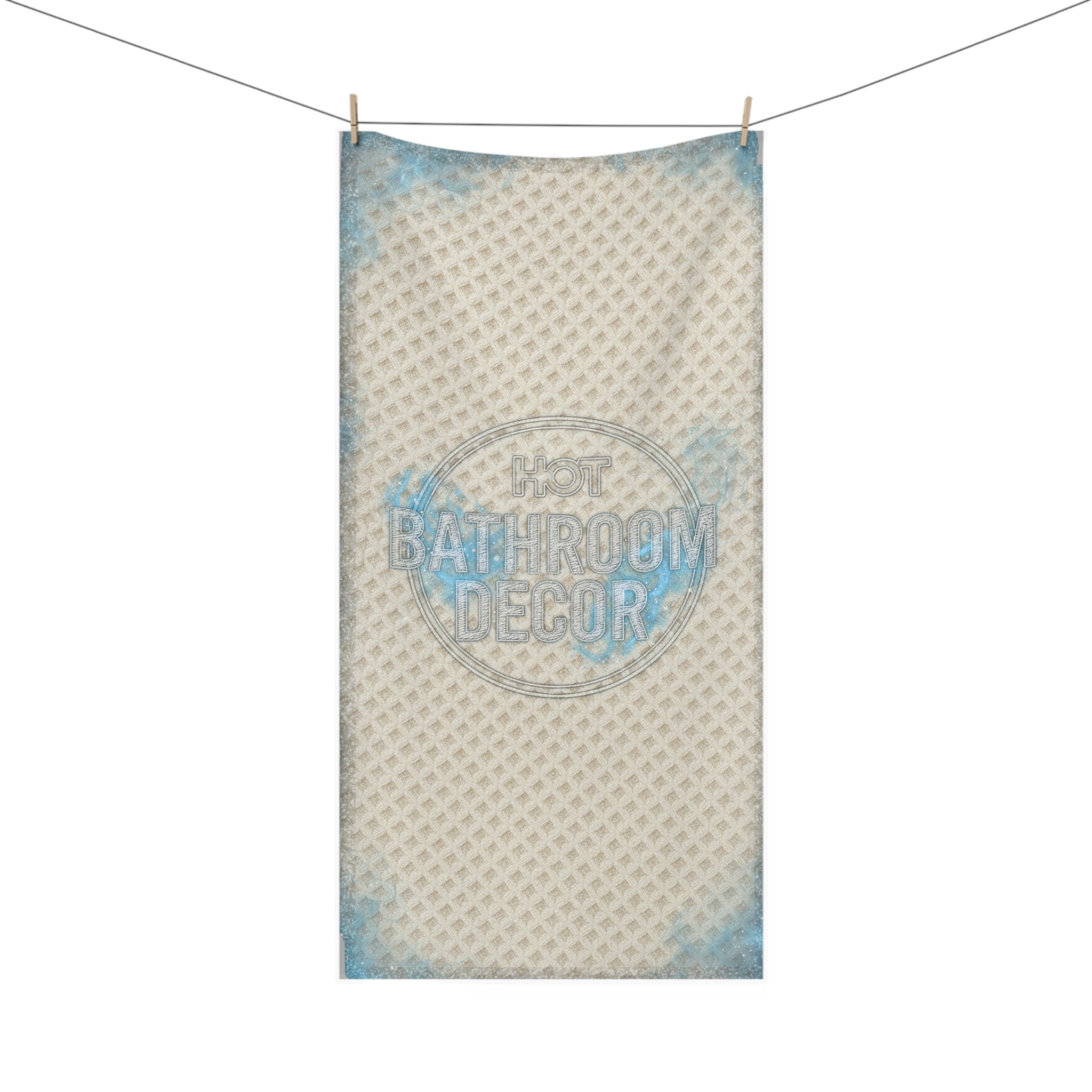 Coastal Blue Vintage Bath Towel