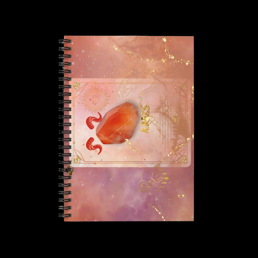 The Celestial Aries Journal | Premium Fire Sign Notebook