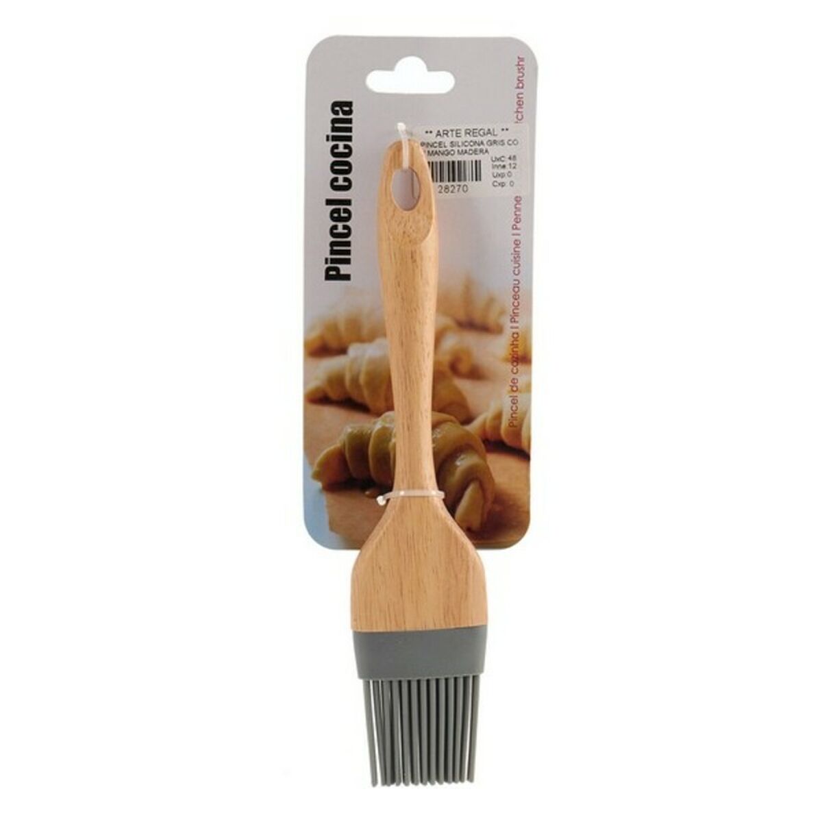 Kitchen Brush Kinvara Wood Silicone - Hidden-Gems