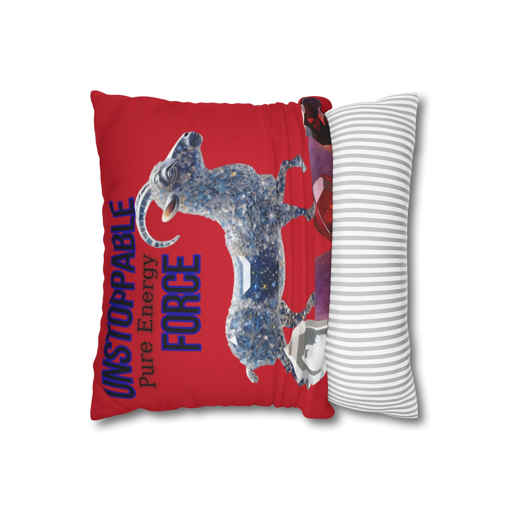 Unstoppable Force Ram Throw Pillow