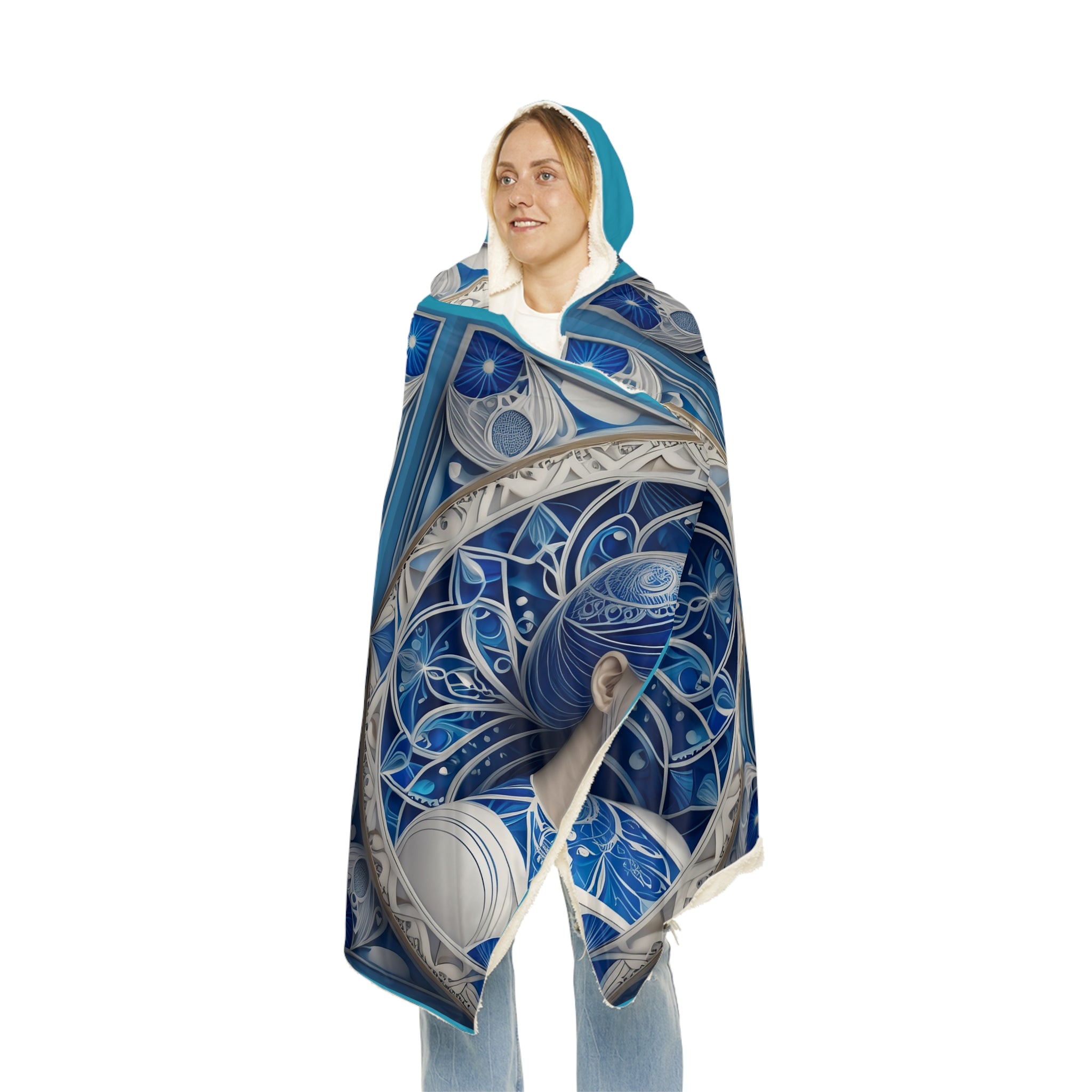 Galactic Dream Snuggle Blanket — Mavi Vizyon Modern Art Throw