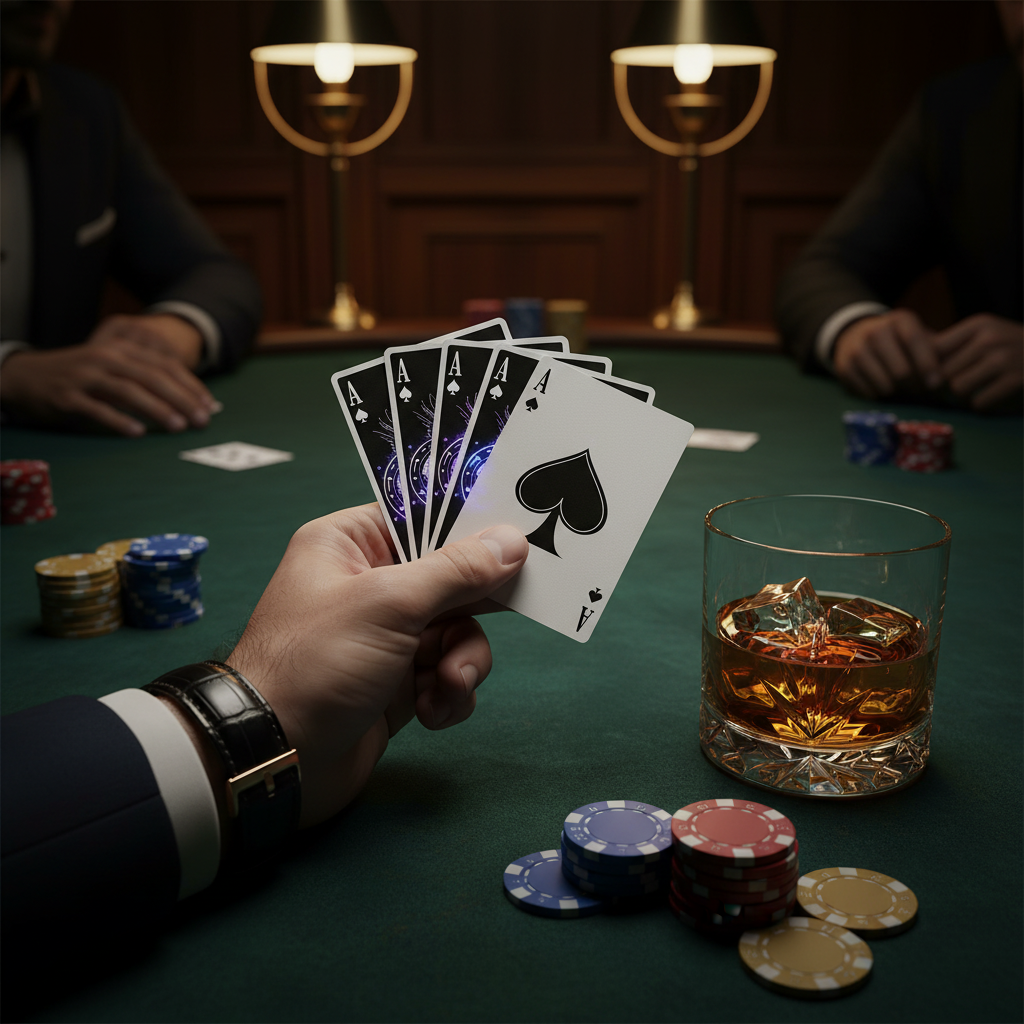 Arcane Pulse Luxury Poker Deck