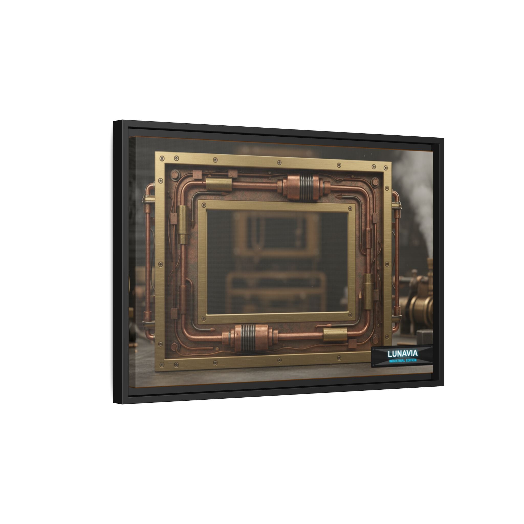 “A Glimpse Into the Age of Steam | LUNAVIA” (Framed)