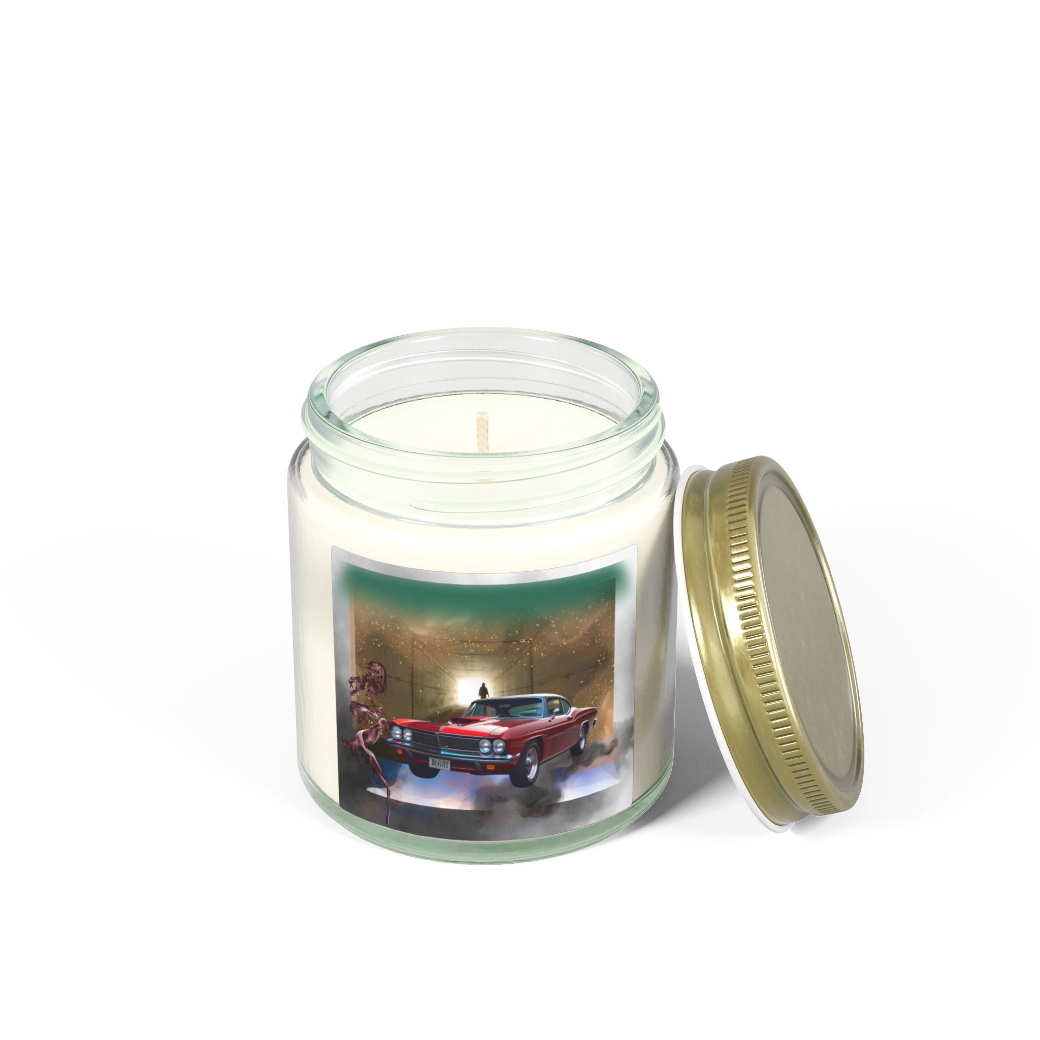 Red Classic Muscle Car Scented Candle