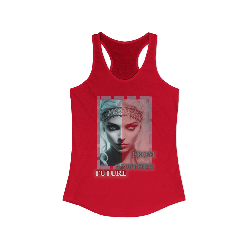 Future Vibes Racerback Tank — Sci‑Fi Ethereal Design