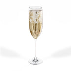 Bird Engraved Champagne Glass | 8oz Luxury Flute