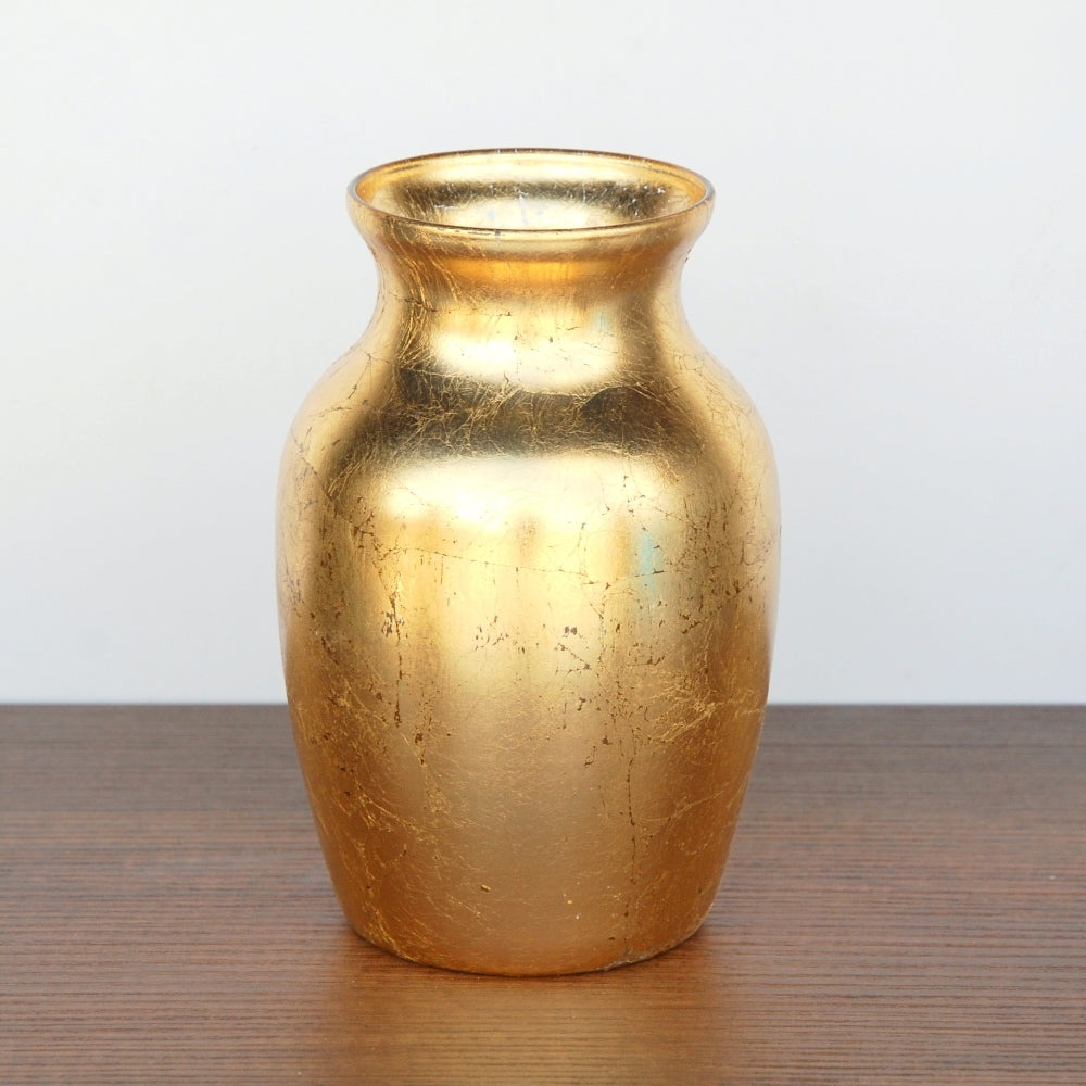 Greek Style Gold Flower Vase - Hidden-Gems