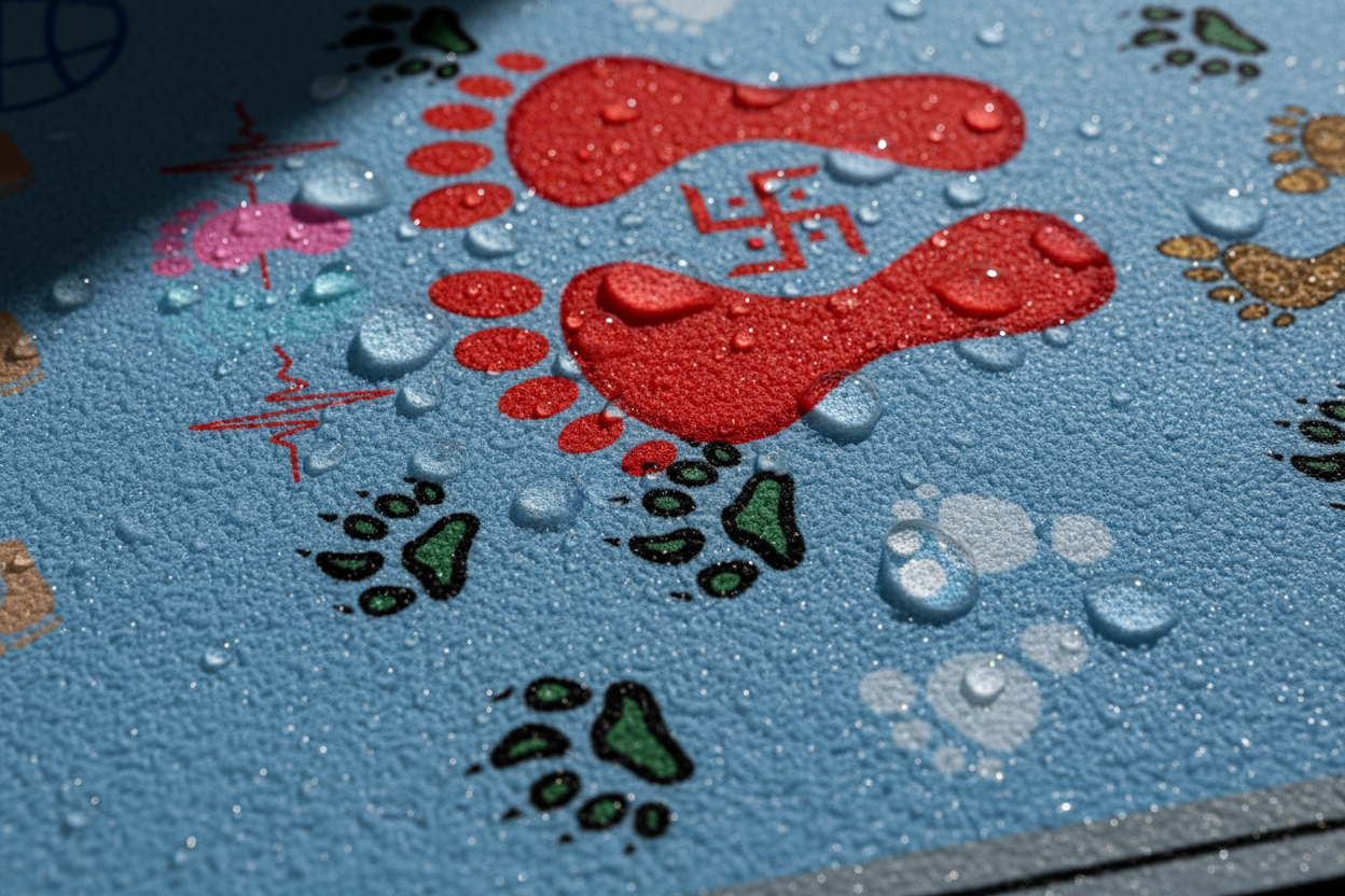 Signature Footprint Welcome Doormat