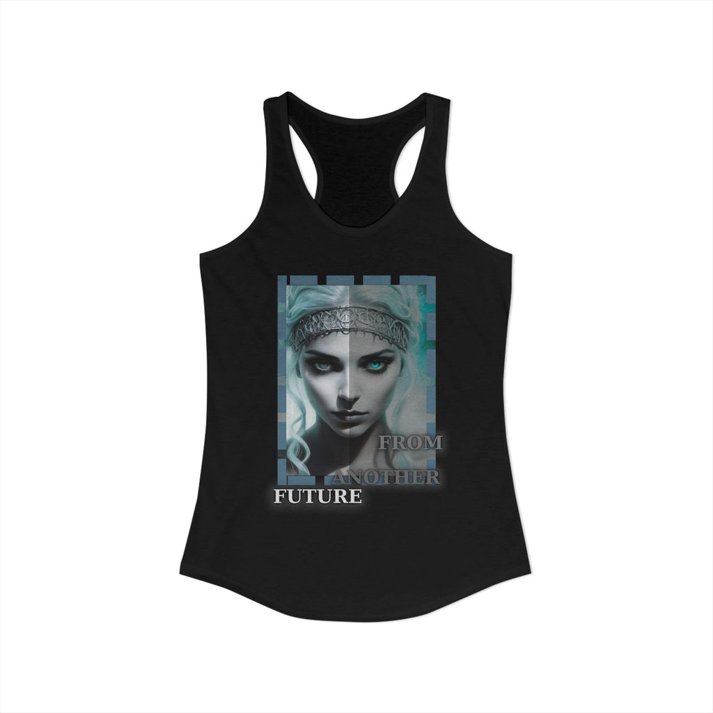 Future Vibes Racerback Tank — Sci‑Fi Ethereal Design