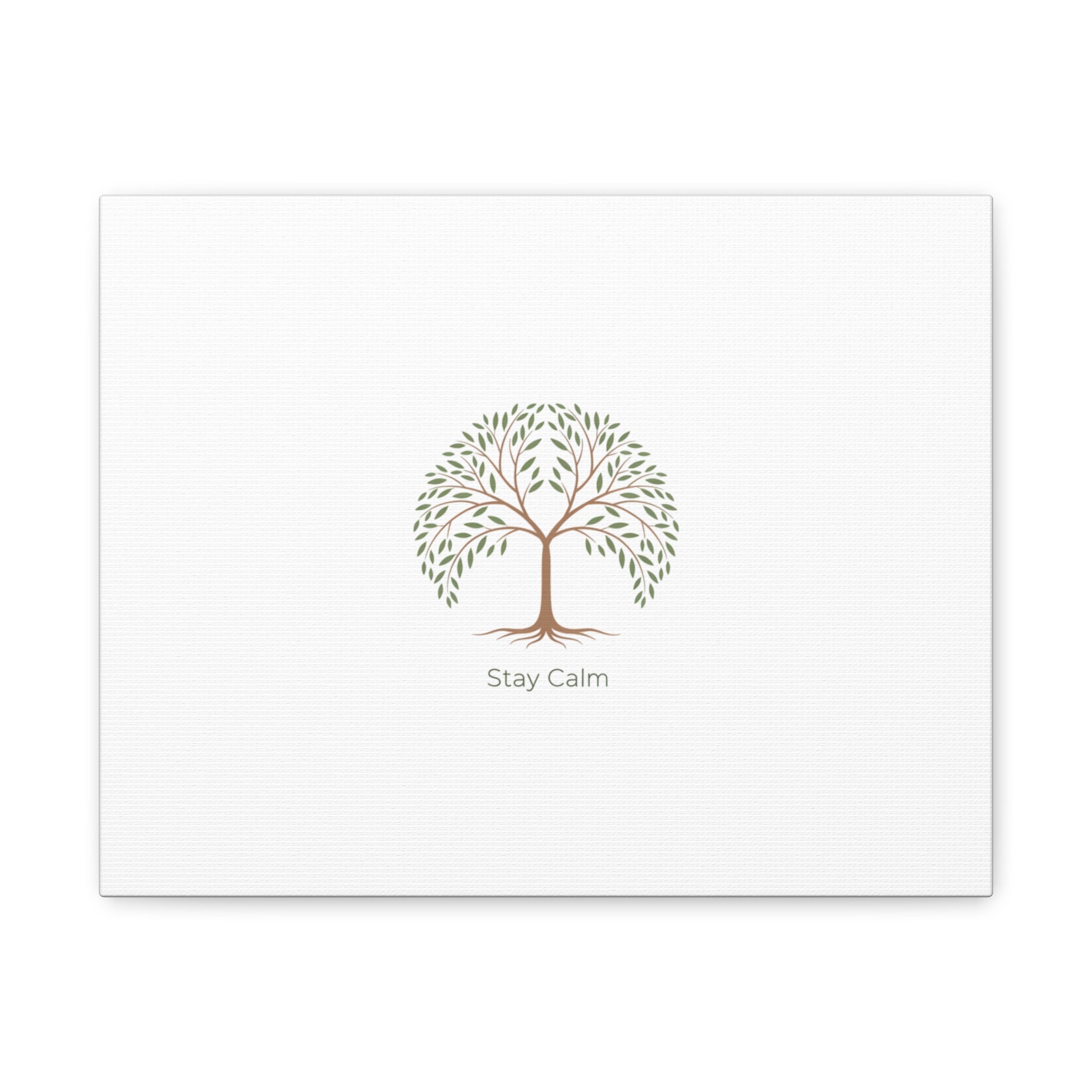 Stay Calm Canvas | Winter Fitness Grind, gym motivation decor