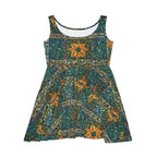 Skater Dress — Sunflower Mosaic All-Over Print