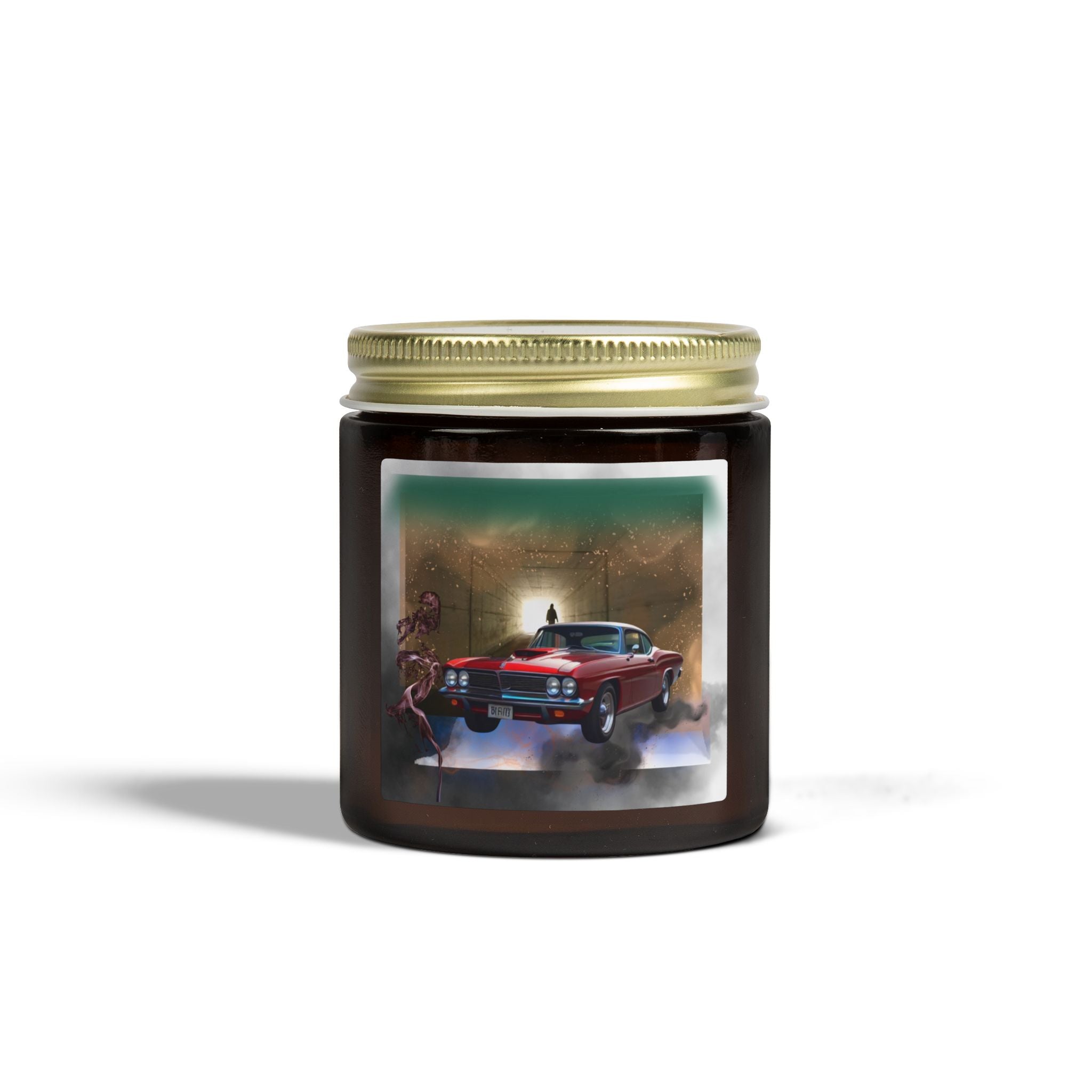 Red Classic Muscle Car Scented Candle