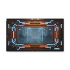 Futuristic Sci‑Fi Corridor Canvas