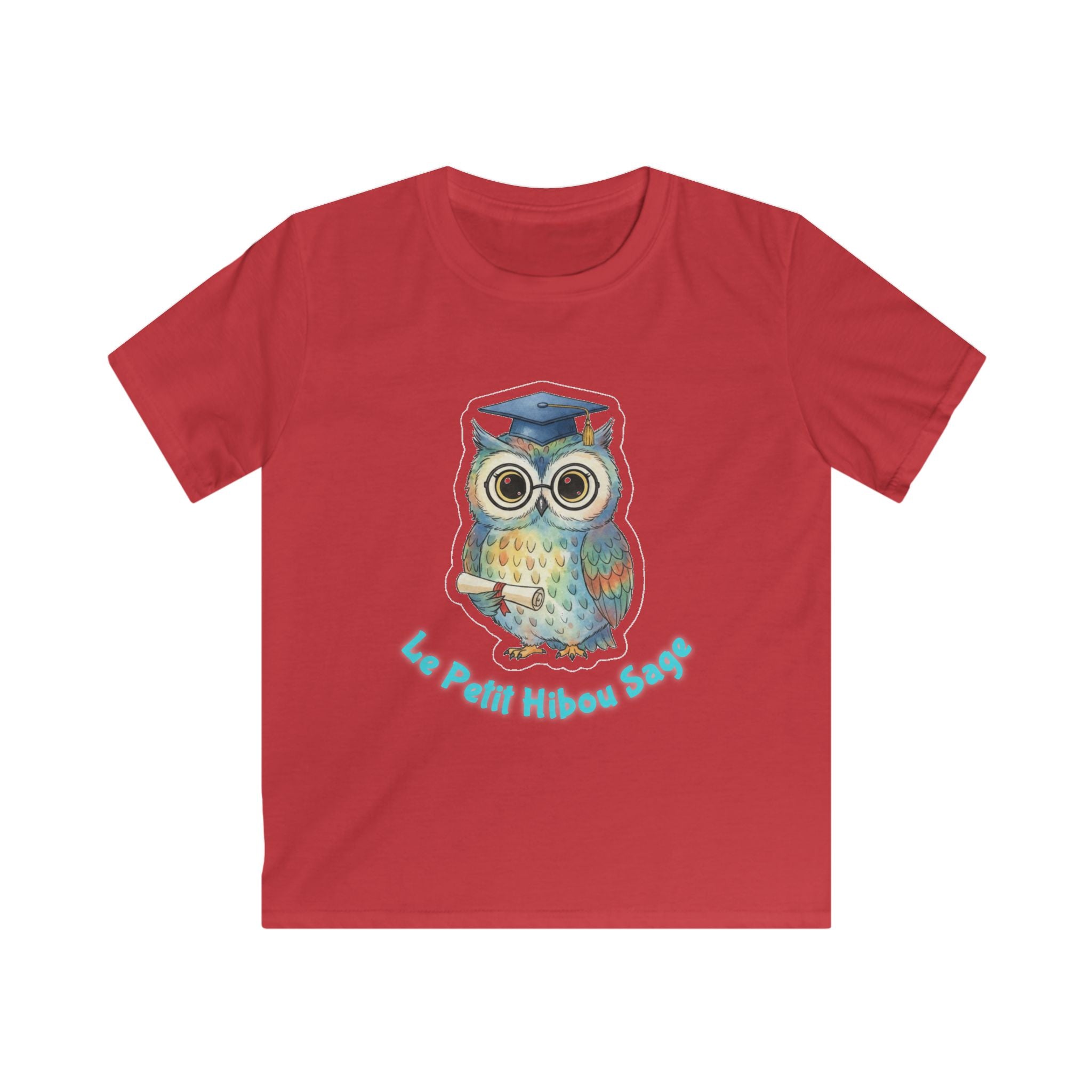 "Le Petit Hibou Sage" Cute Graduate Owl Tee for Kids