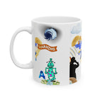 Warning Love Symbols Ceramic Mug