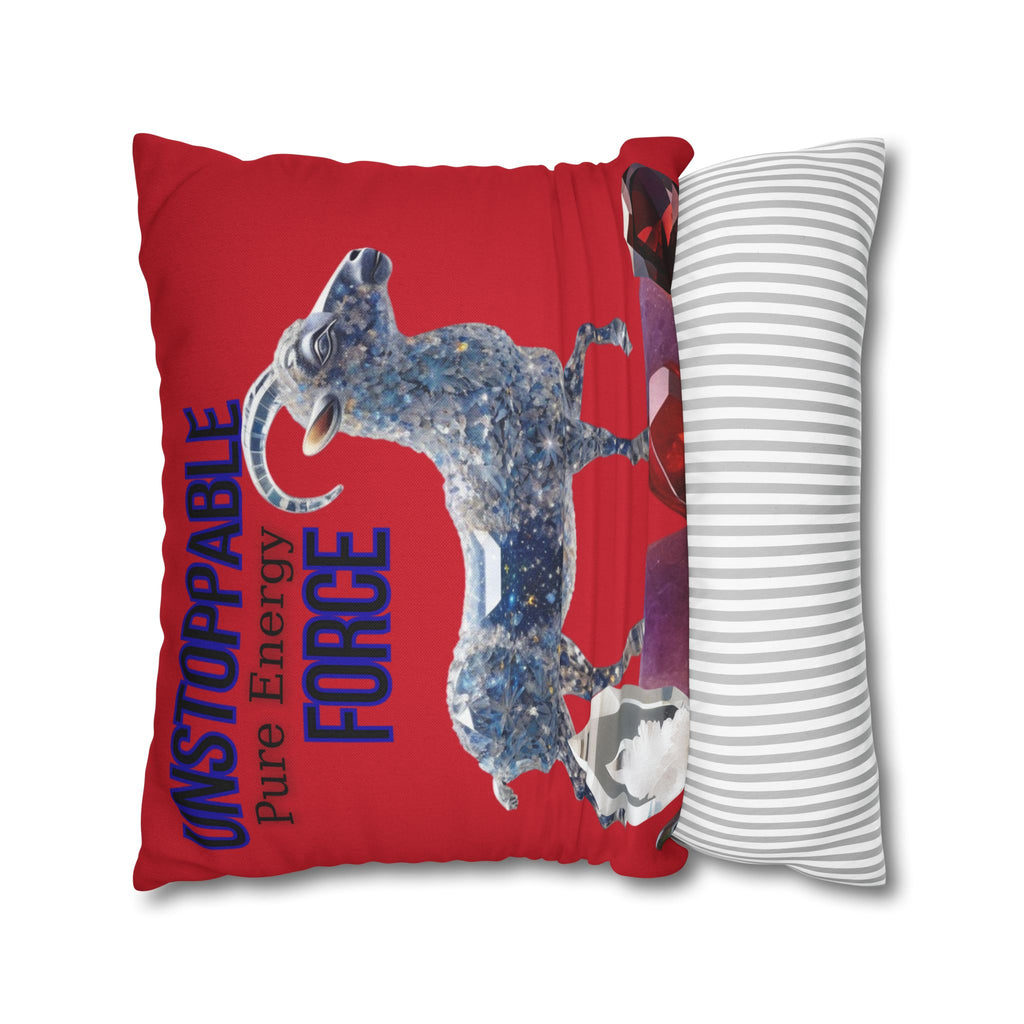Unstoppable Force Ram Throw Pillow