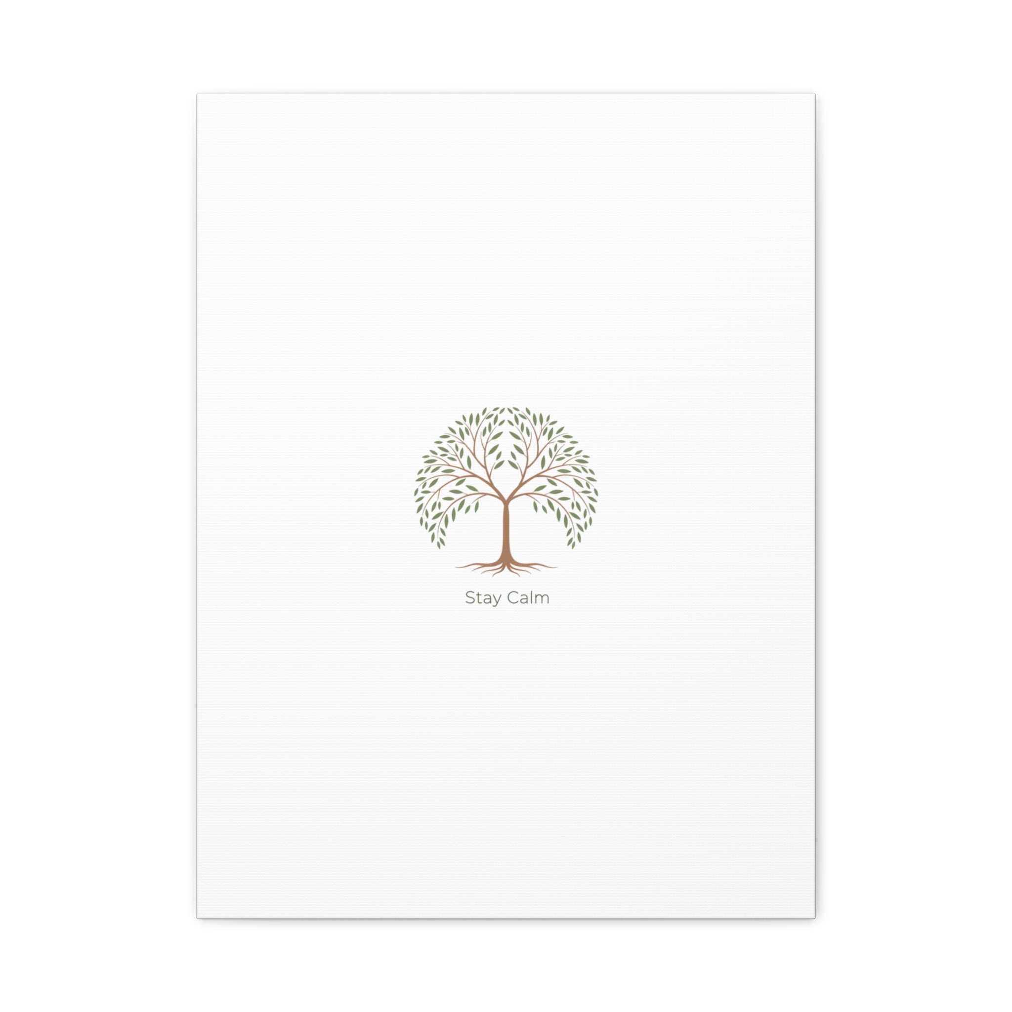 Stay Calm Canvas | Winter Fitness Grind, gym motivation decor