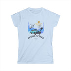 Classic Styled Tee — Vintage Car Graphic Women’s T-Shirt