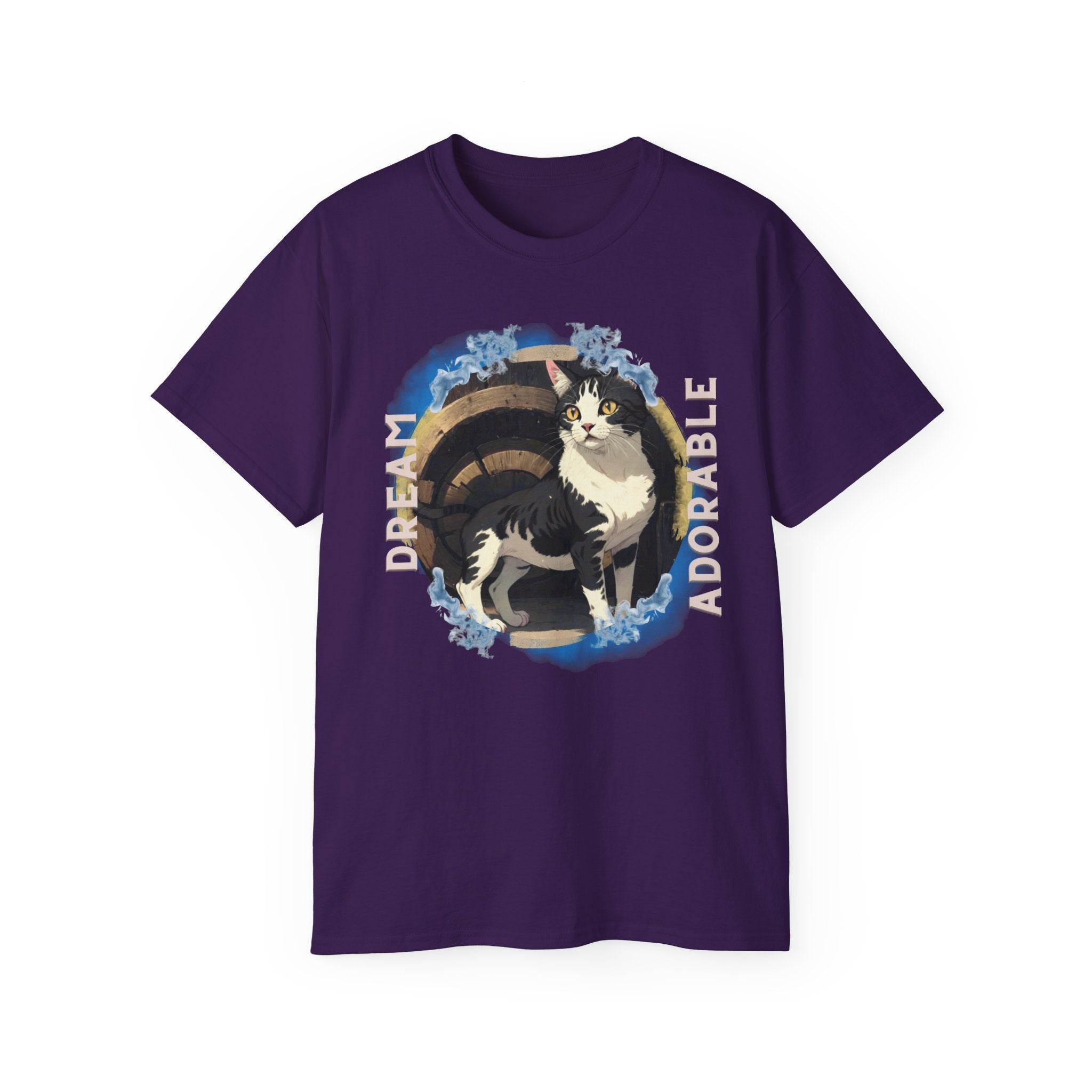 Cat Mom Graphic Tee — 'Dapper & Adorable' Black-and-White Cat Shirt