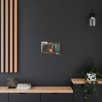 The Amber Core | Industrial Steam-Powered Frame Wall Art