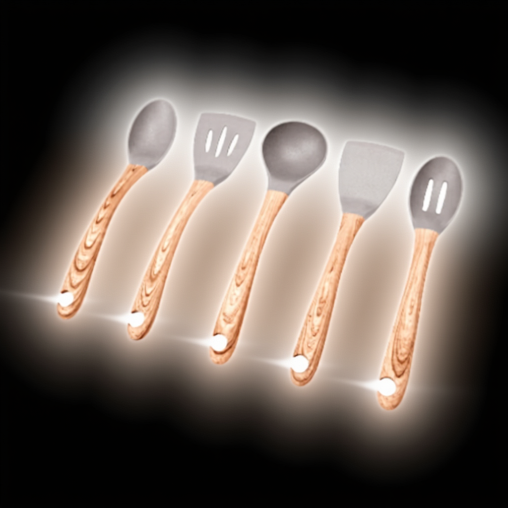 Wood Look Utensils Set – Stylish and Practical for Every Kitchen
