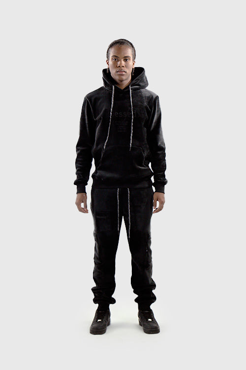 Blessed Velour Sweatpants - Hidden-Gems