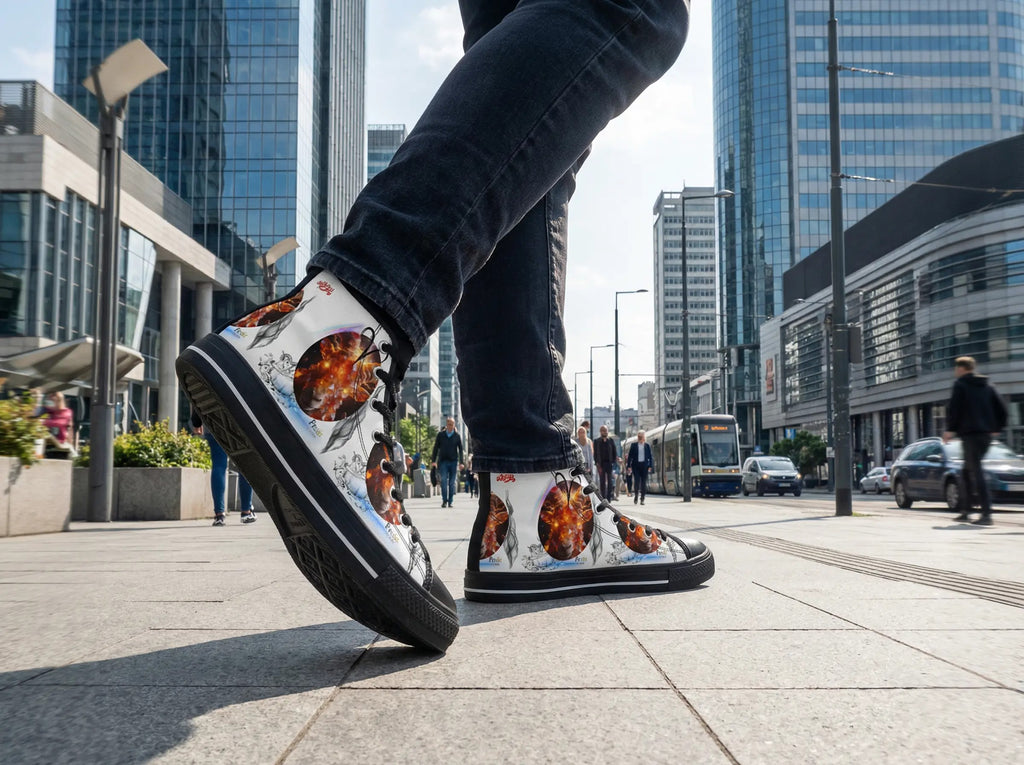 Kadınlar için Koç Burcu Yüksek Bilekli Spor Ayakkabı